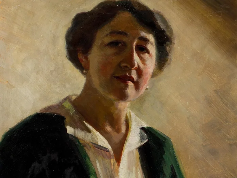 1874-Rosina del Fabro - Autoritratto
